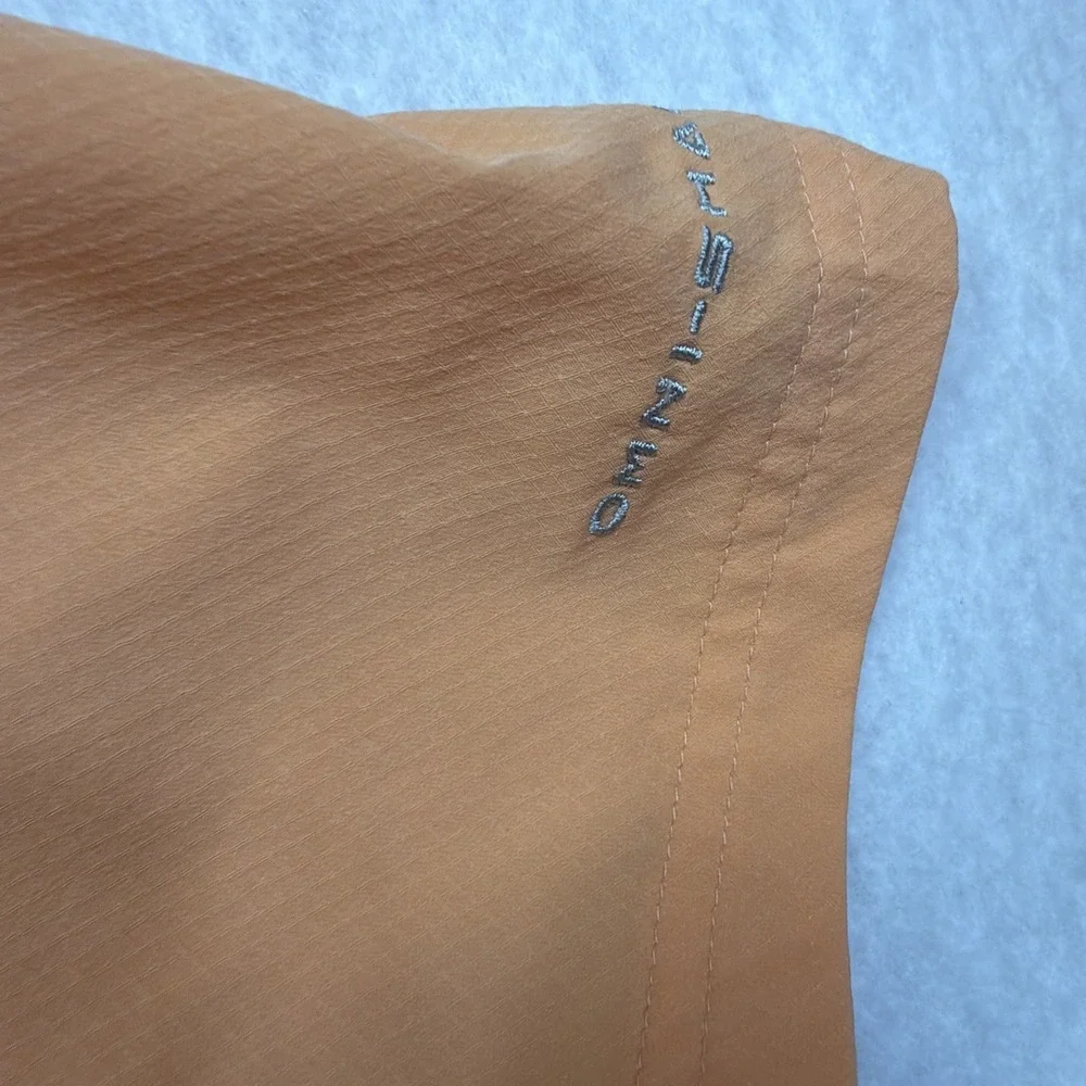 Columbia PFG Outdoor Vented Omni Shade Button Up Shirt Pockets Orange Mens XL - Picture 5 of 16